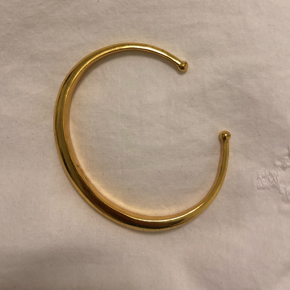 Julie Vos gold hinge cuff